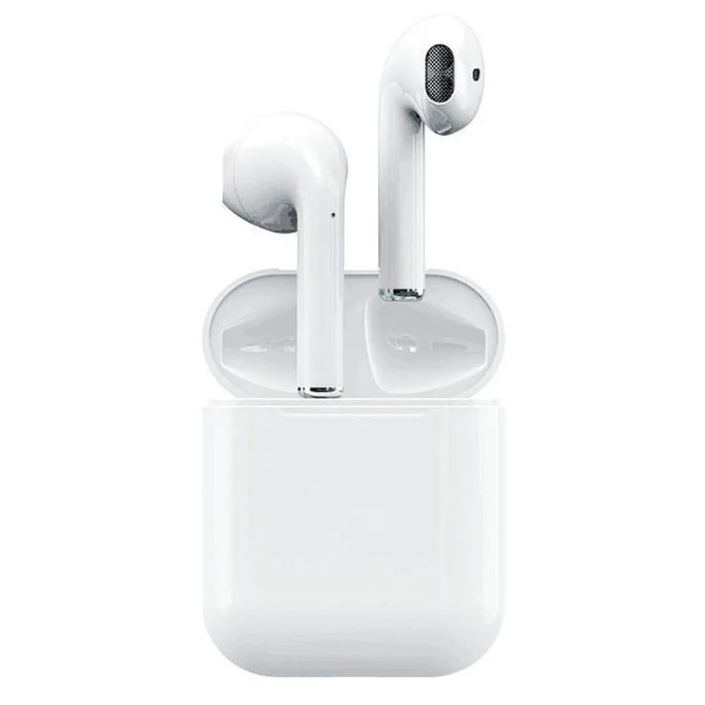 Навушники AirPods i12 BT з сенсором Bluetooth бездротові навушники - вкладиші в зарядному кейсі - зображення 1