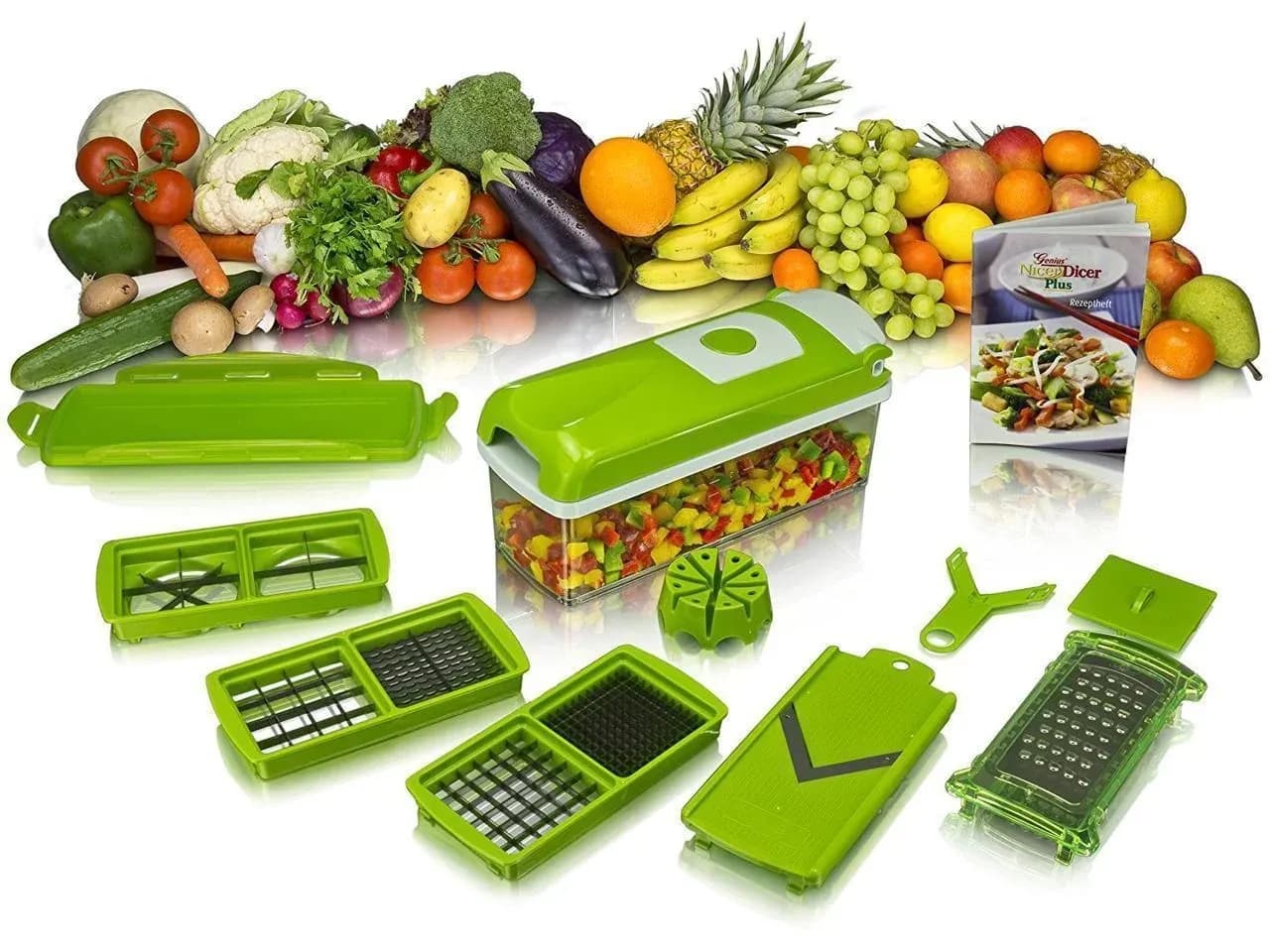 Мультирізка - овочерізка Nicer Dicer Найсер-Дайсер ∙ 11 видів нарізки - зображення 1