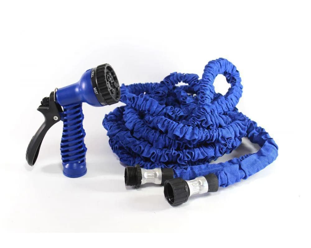 Поливальний шланг 15 метрів Magic Hose ∙ Садовий шланг для поливу з розпилювачем - зображення 1