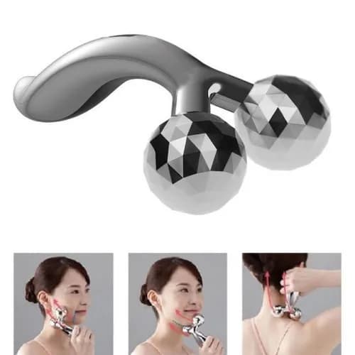 Роликовий масажер 3D MASSAGER для масажу обличчя та тіла - зображення 1