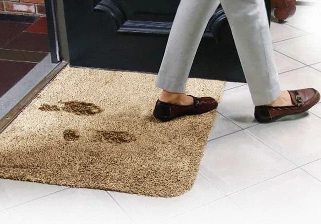 Килимок для взуття Clean Step Mat Супервбираючий придверний килимок для підлоги, 70*45см - зображення 1