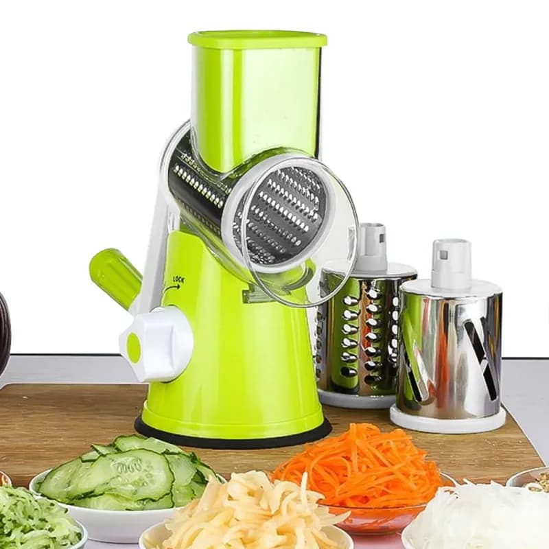 Овочерізка - мультислайсер для овочів та фруктів Kitchen Master Ручна овочерізка - подрібнювач для дому - зображення 1