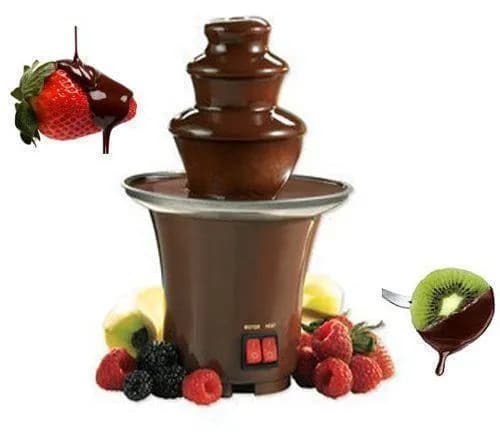 Шоколадний фонтан Фондю Mini Chocolate Fondue Fountain Домашня міні - фондюшниця - зображення 1