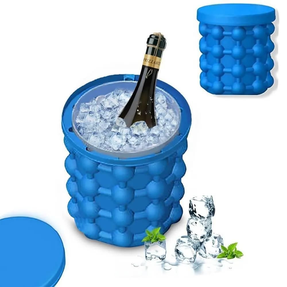 Силіконове відро - форма для льоду льодниця для охолодження напоїв Ice Genie - зображення 1