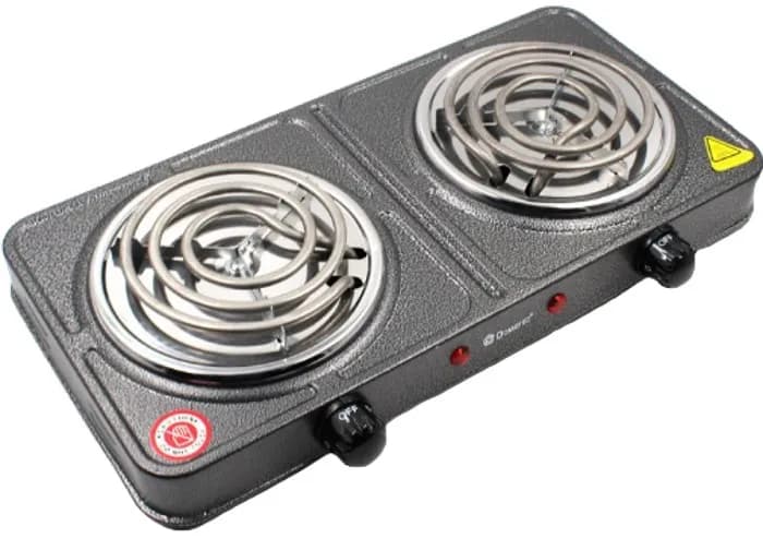 Настільна електроплита Domotec MS-5802 на 2 конфорки - зображення 1