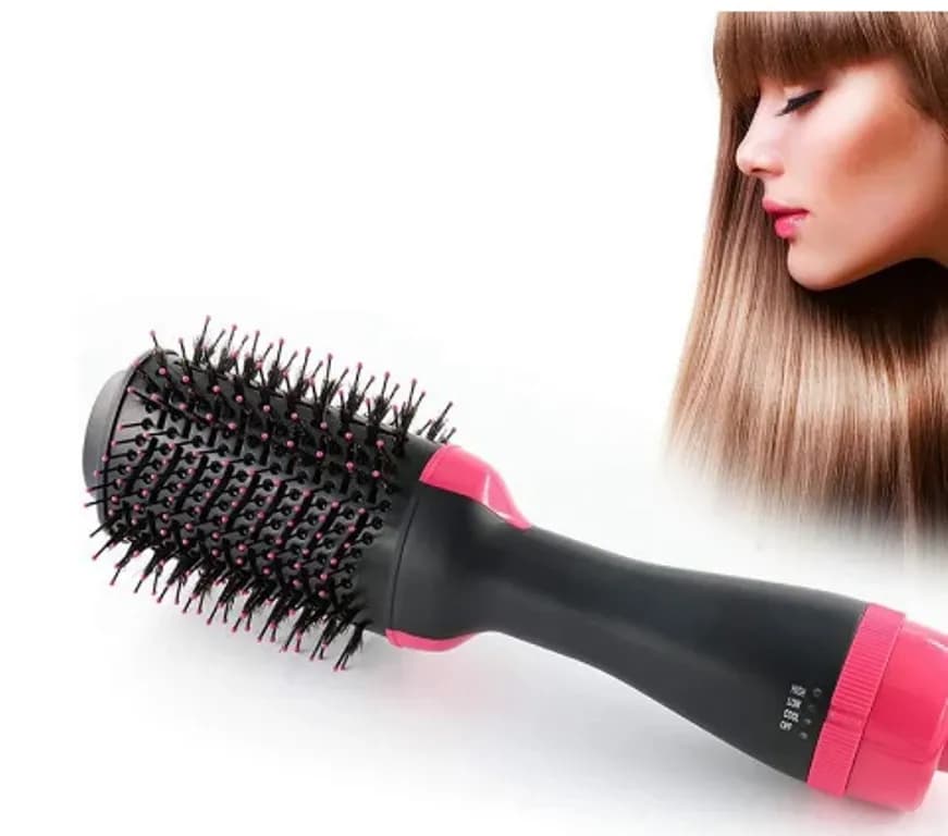 Фен - щітка для волосся One Step Hair Dryer and Styler Стайлер з обертанням для укладання волосся 3 в 1 - зображення 1