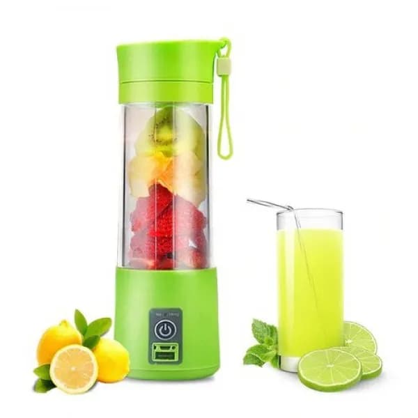 Кружка – блендер Juice Cup NG-01 · Фітнес – шейкер для смузі з USB зарядкою · Портативний соковитискач з функцією Power Bank - зображення 1