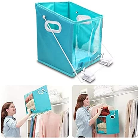 Органайзер – кошик Closet Caddy для речей для зберігання універсальний складаний - зображення 1
