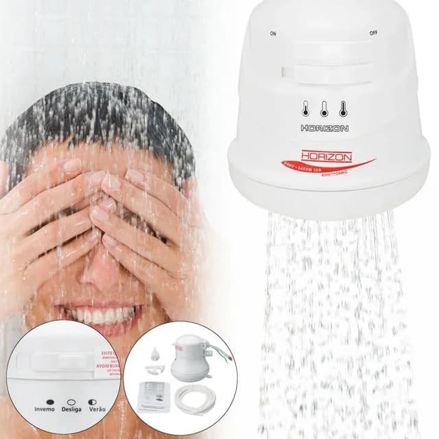 Душ – водонагрівач проточний Water Heater ST-05 Потужний душовий міні бойлер нагрівач води, 5400W - зображення 1