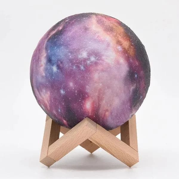 Настільний сенсорний світильник – нічник Місяць Magic 3D RGB Moon Light з пультом - зображення 1