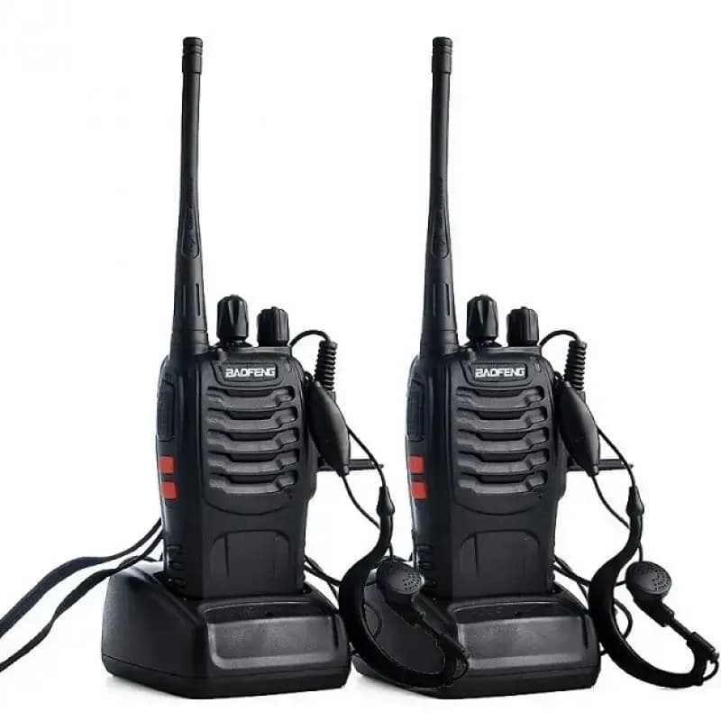 Комплект із двох рацій BAOFENG BF-888S ∙ Радіус передачі сигналу до 6 км, 400-470 МГц, 5 Вт - зображення 1