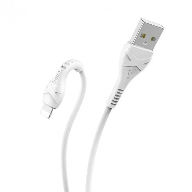 Кабель HOCO X37 USB to Micro 2.4A Apple iPhone Cool power Lightning ∙ Зарядний провід для айфона Charging data cable - зображення 1
