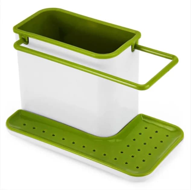 Кухонний органайзер на раковину kitchen Shelf Sink tidy, Зелений - зображення 1