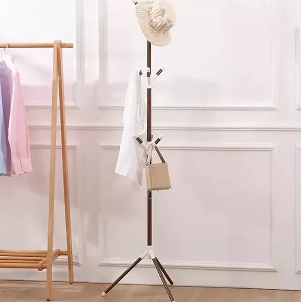 Вішалка - стійка для одягу New Choice Тренога в передпокій, Коричнева - зображення 1