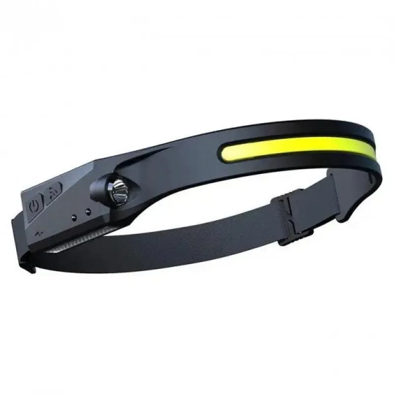 Налобний ліхтар BAILONG BL-G28 XPE+COB ∙ Акумуляторний ліхтарик ∙ USB/Type-C зарядка - зображення 1