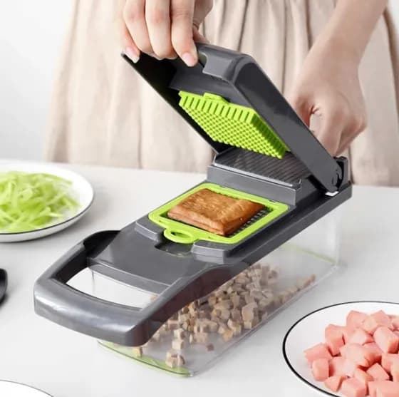Ручна овочерізка – мультислайсер VEGGIE SLICER для подрібнення овочів та фруктів - зображення 1