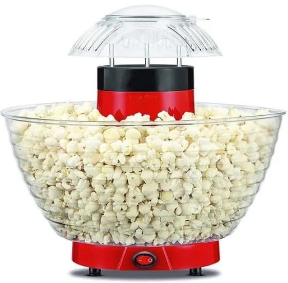 Апарат для приготування попкорну Haeger HG-9001 · Домашня попкорниця, 1200 Вт - зображення 1