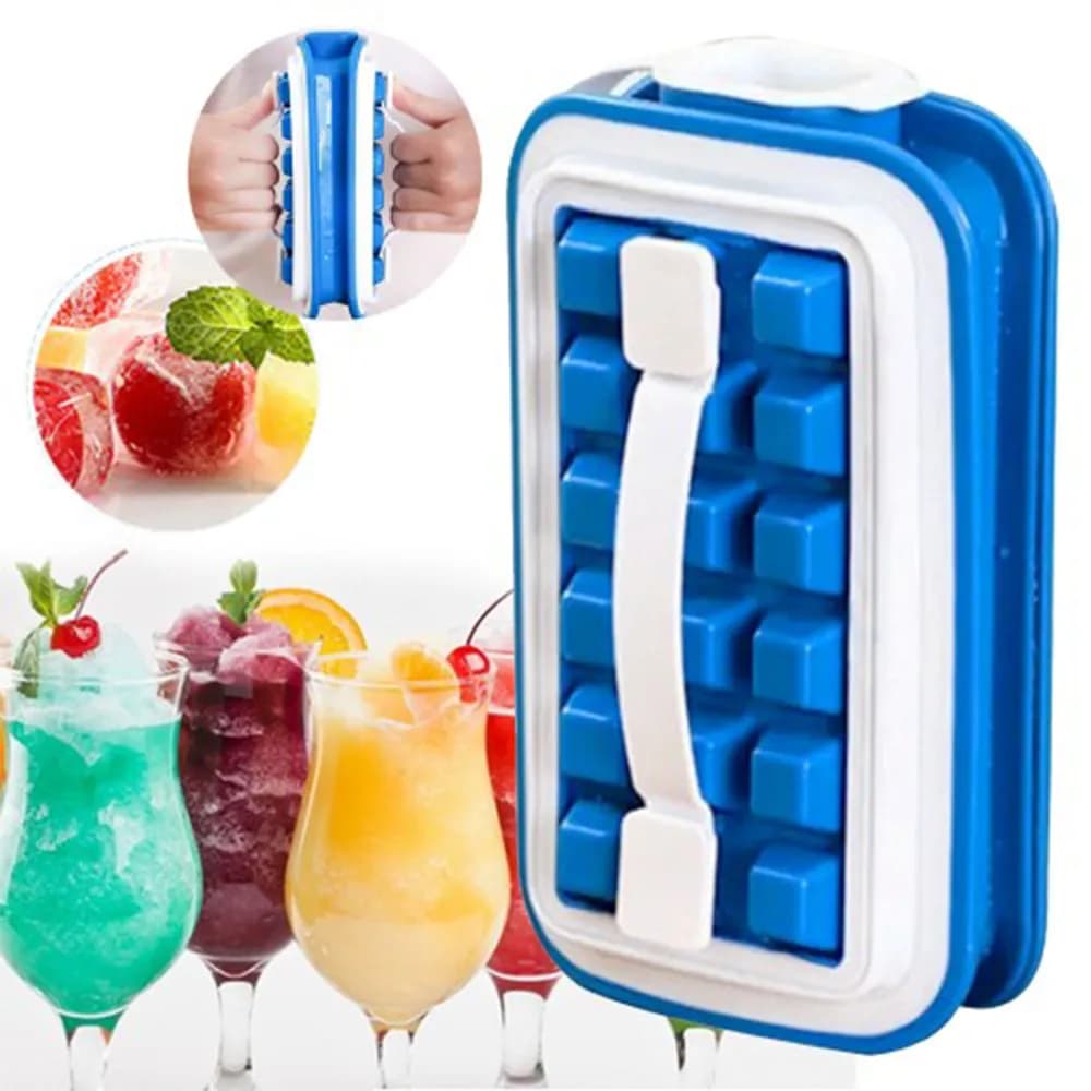 Льодниця герметична Fill&Carry Without Spilla 18 кубиків ∙ Контейнер – льодовиця ∙ Форма для льоду - зображення 1