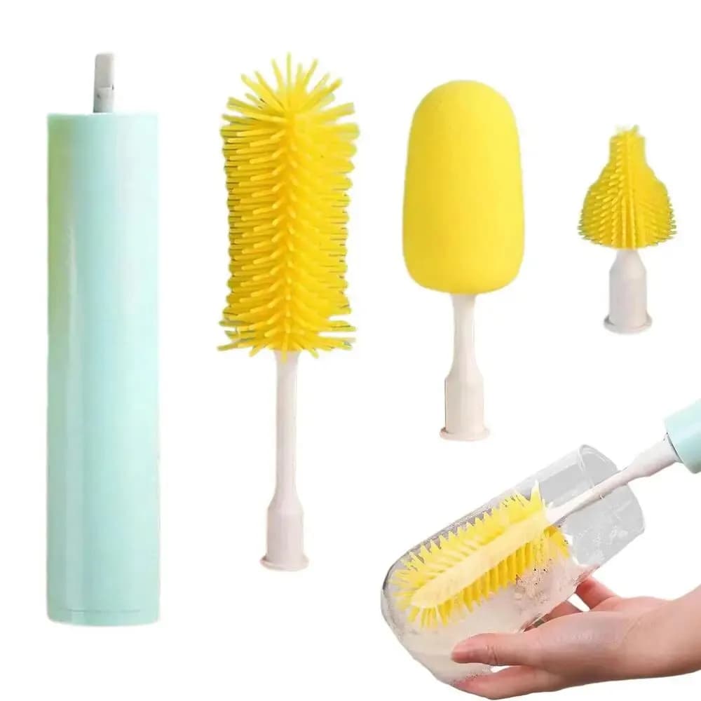 Електрична бездротова щітка – йорж Cup Cleaning Brush з насадками для прибирання та миття посуду · USB зарядка - зображення 1