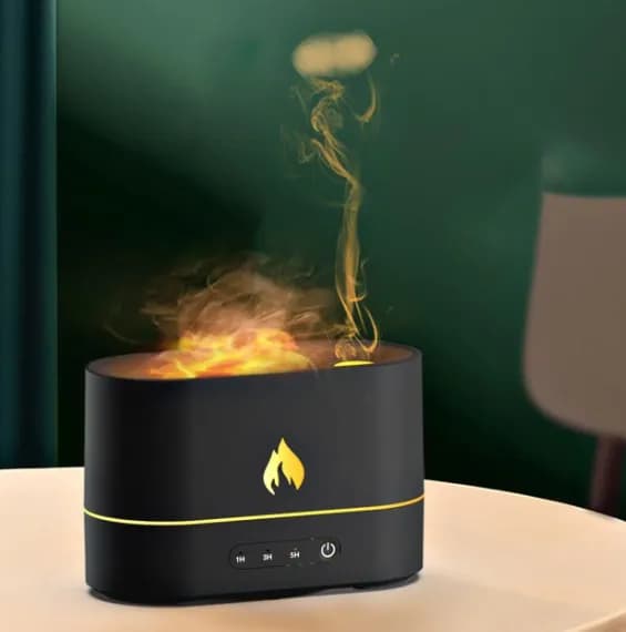 Ультразвуковий зволожувач повітря Flame Mist з ефектом полум'я - зображення 1