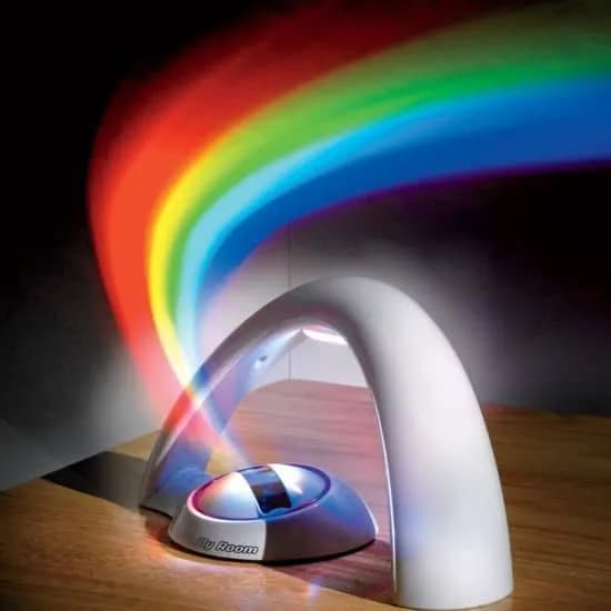 Нічник – проектор Райдуга RGB Lucky Rainbow · Світильник з проекцією веселки - зображення 1