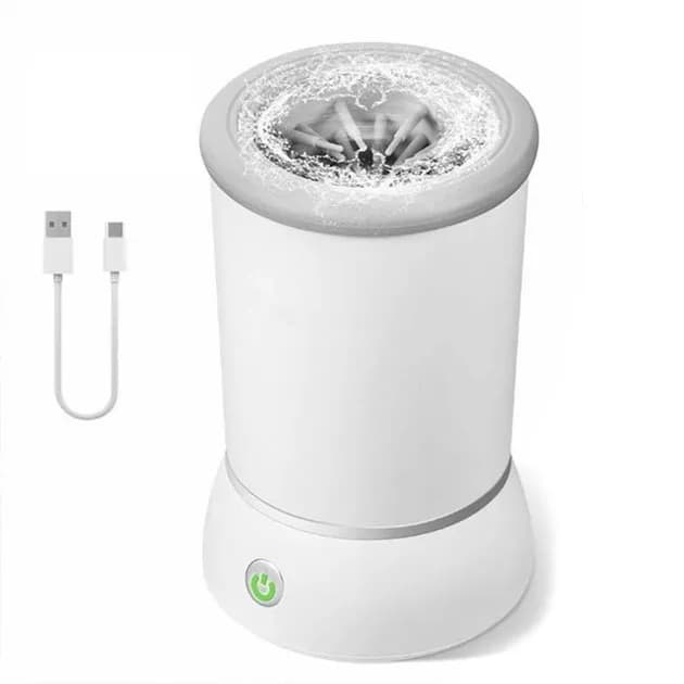 Автоматична лапомийка для собак PET FOOT WASH · Портативний електричний стакан для миття лап тварин · USB зарядка - зображення 1