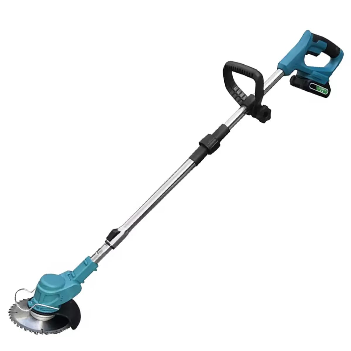 Бездротова газонокосарка Lawn mower 48В 2000 мАг · Садовий акумуляторний триммер для трави з 2 акумуляторами - зображення 1
