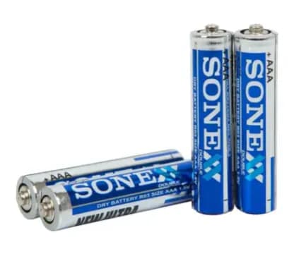 Батарейки сольові SONEX AAA R03 міні-пальчикові, 4 штуки у комплекті - зображення 1