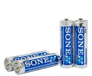 Батарейки сольові SONEX AA R6 пальчикові, 4 штуки у комплекті - зображення 1