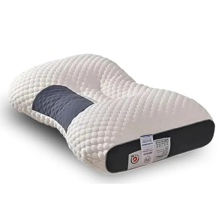 Анатомічна ортопедична подушка для сну Neck Support Massage Pillow • Подушка для шиї з ефектом пам’яті