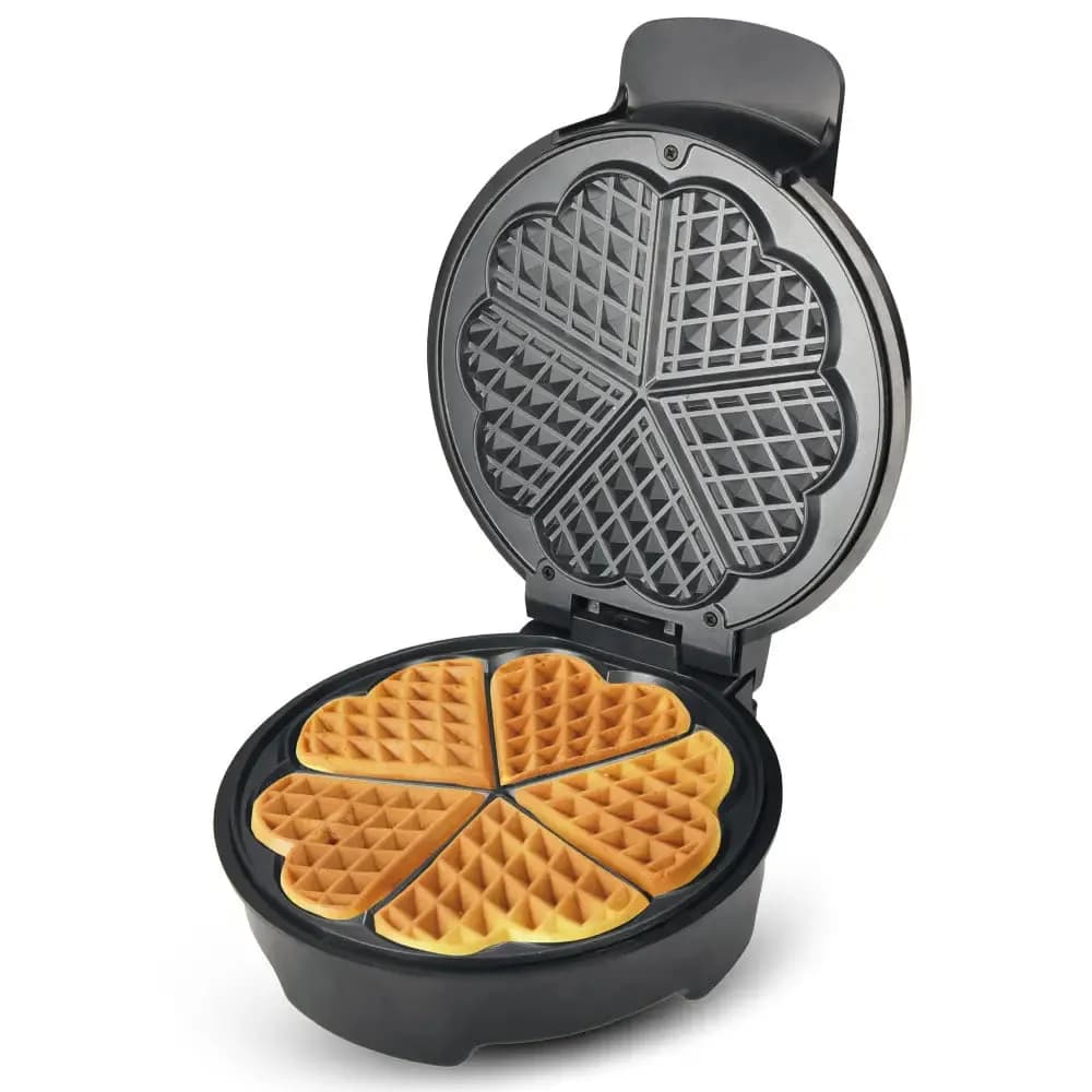 Вафельниця Hoffmans HM-3024 1000W • Електрична вафельниця з антипригарним покриттям і швидким нагріванням - зображення 1