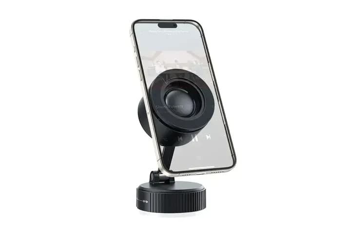 Магнітний тримач A01 для смартфонів та планшетів з Bluetooth-колонкою 3 Вт • Тримач для гаджетів магнітний + колонка - зображення 1