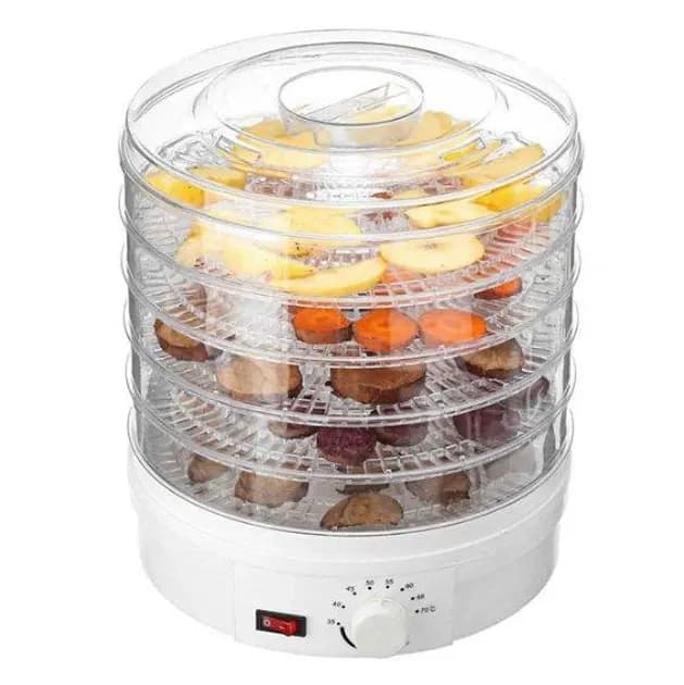 Сушка для фруктів Food Dehydrator 5 секцій Happy Home SX-770 • Сушарка для овочів і фруктів на 5 піддонів - зображення 1