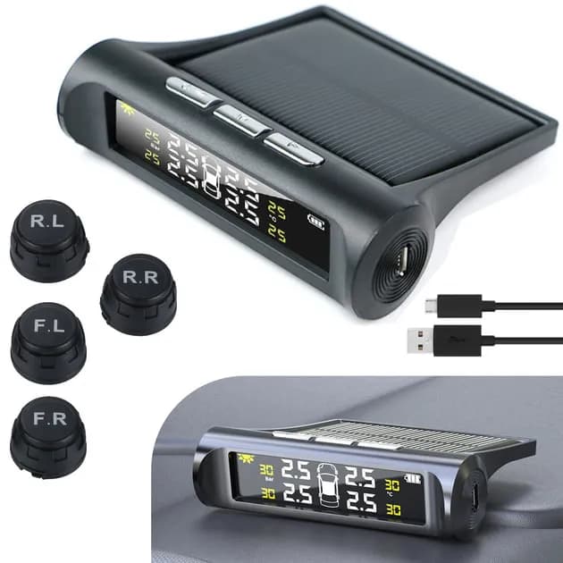 Бездротова система контролю тиску в шинах TPMS зовнішні датчики ∙ Система TPMS контролю тиску в шинах - зображення 1