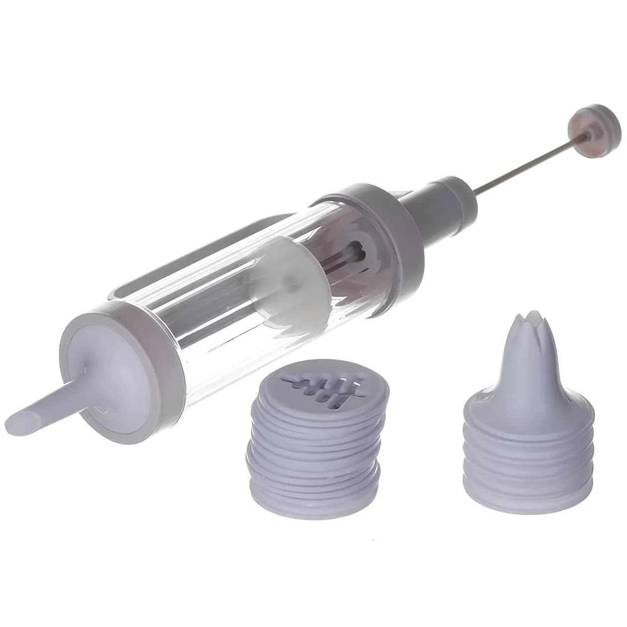 Шприц для печива та насадки для декорування Cookie Press and Cake Decorator Set - зображення 1