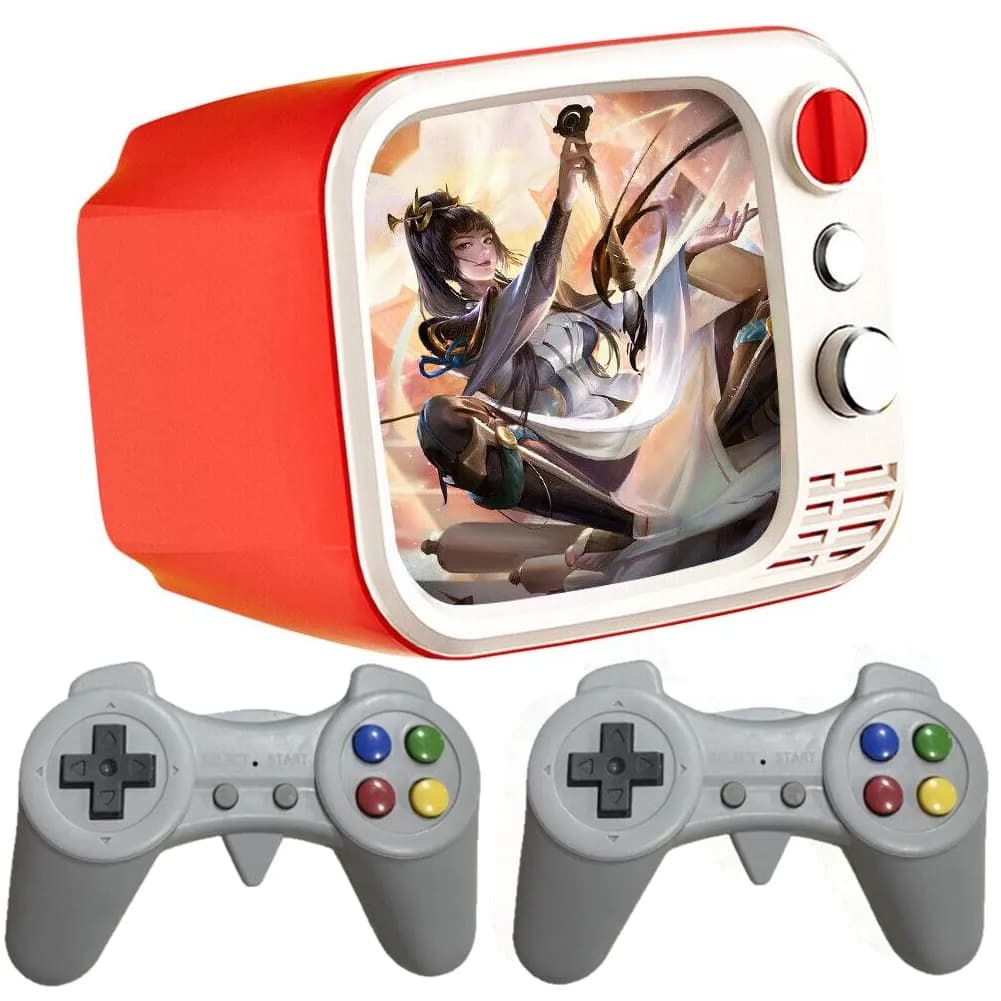 Ігрова консоль H7 Mini TV РЕТРО 740 ігор + 2 джойстики ∙ Портативна ретро-консоль H7 з екраном та джойстиками - зображення 1
