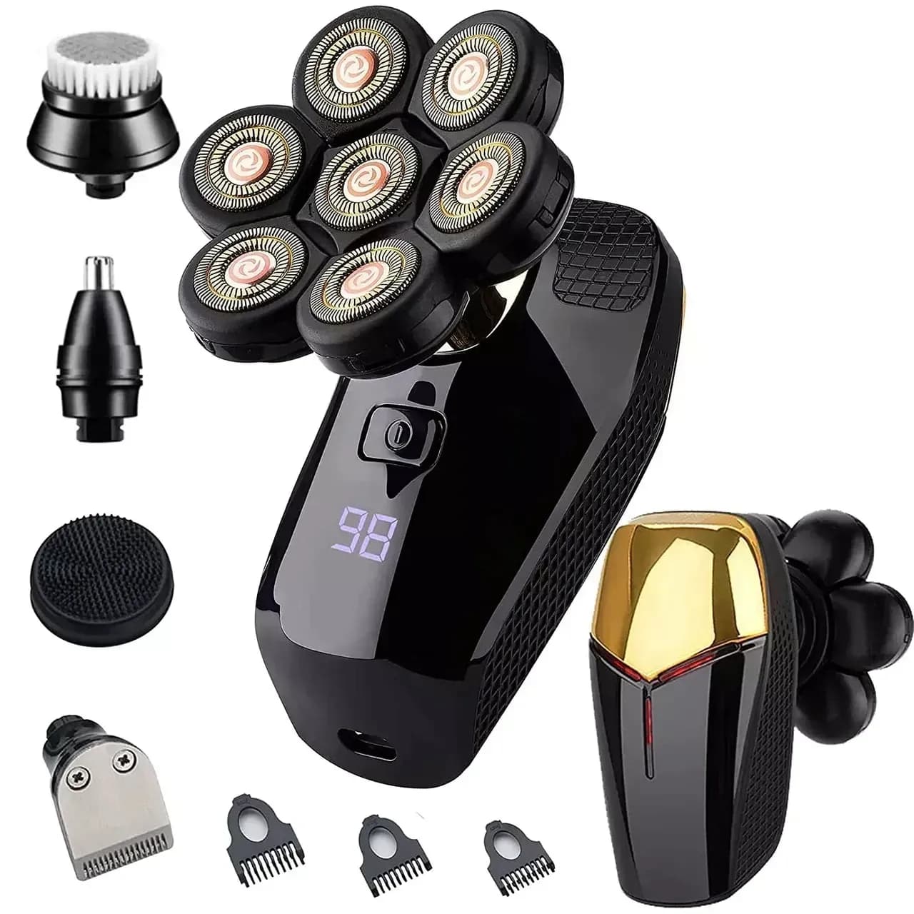 Електрична бритва для чоловіків 5 в 1 Electric Shaver для обличчя ∙ Багатофункціональна бритва 5 в 1 Electric Shaver - зображення 1