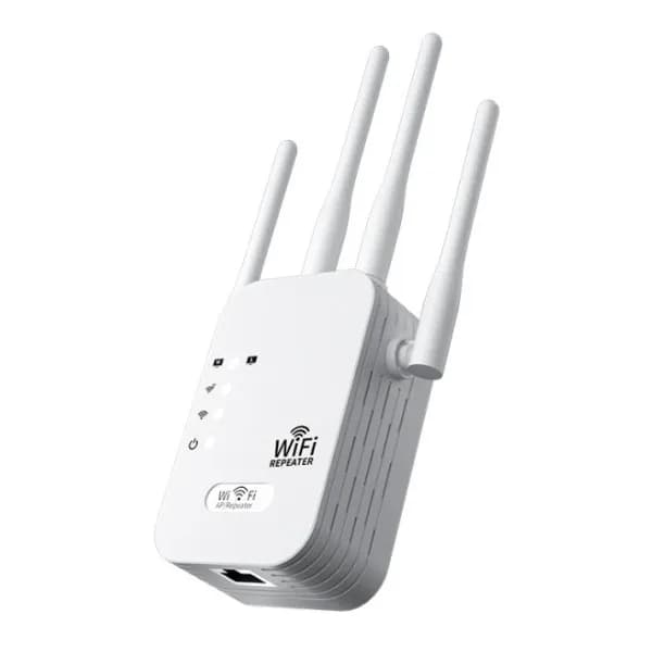 Репітер підсилювач сигналу ретранслятор Wi-Fi роутер 300Мбіт ∙ Wi-Fi ретранслятор 2.4G з 6 антенами