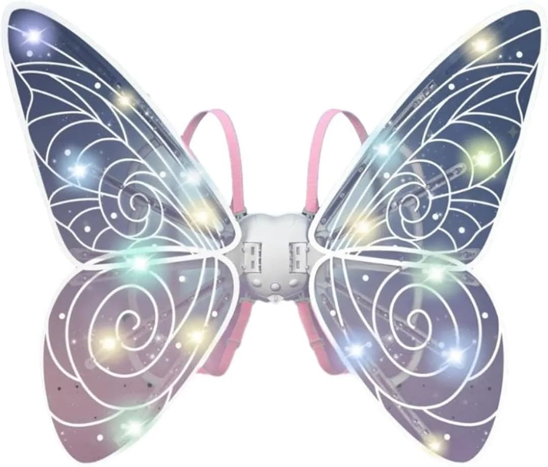 Крила феї Shadow Angel LED підсвічування та рухомий механізм ∙ Світлові LED-крила Shadow для створення чарівного образу феї - зображення 1
