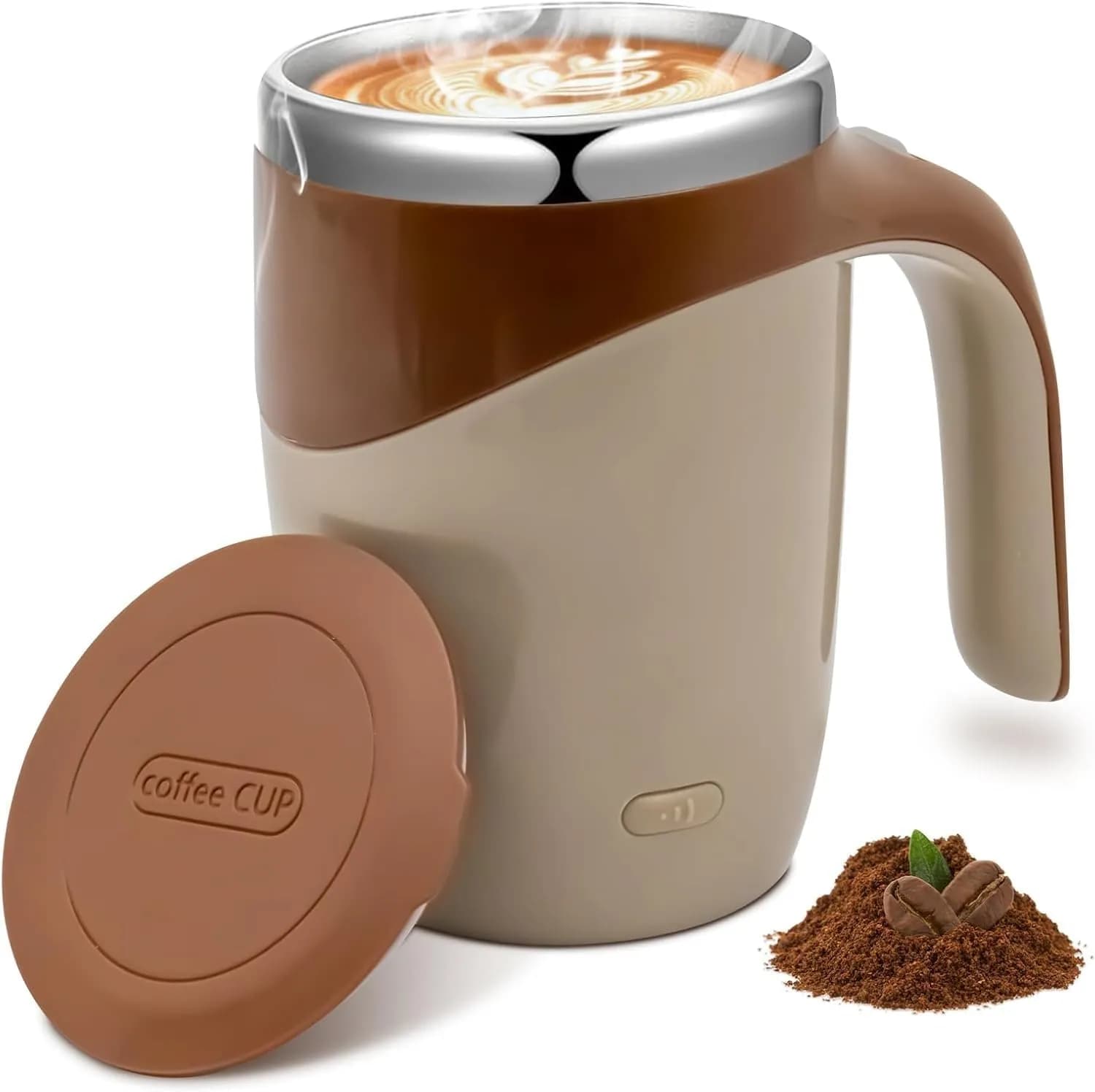 Термо-чашка-мішалка Mixing cup 380 мл ∙ Розумна чашка Mixing cup 380 мл з автоматичним перемішуванням - зображення 1