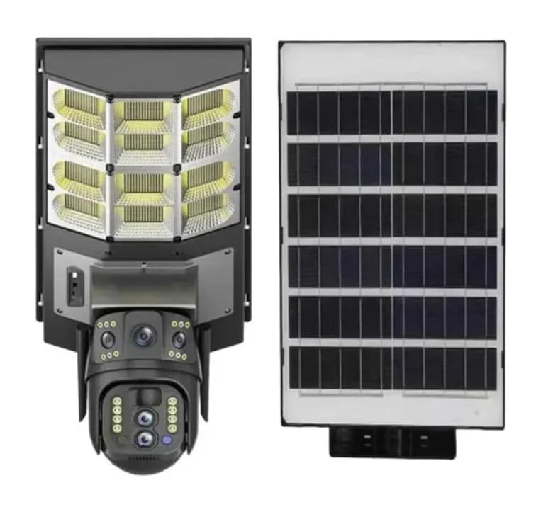 Вулична PTZ камера відеоспостереження з LED-лампою та сонячною панеллю SPM-XA01 - зображення 1