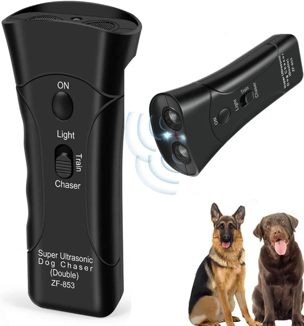 Відлякувач собак ZF853E/5039 Super Ultrasonic Dog Chaser і ліхтар ∙ Універсальний ультразвуковий відлякувач ZF853E/5039 - зображення 1
