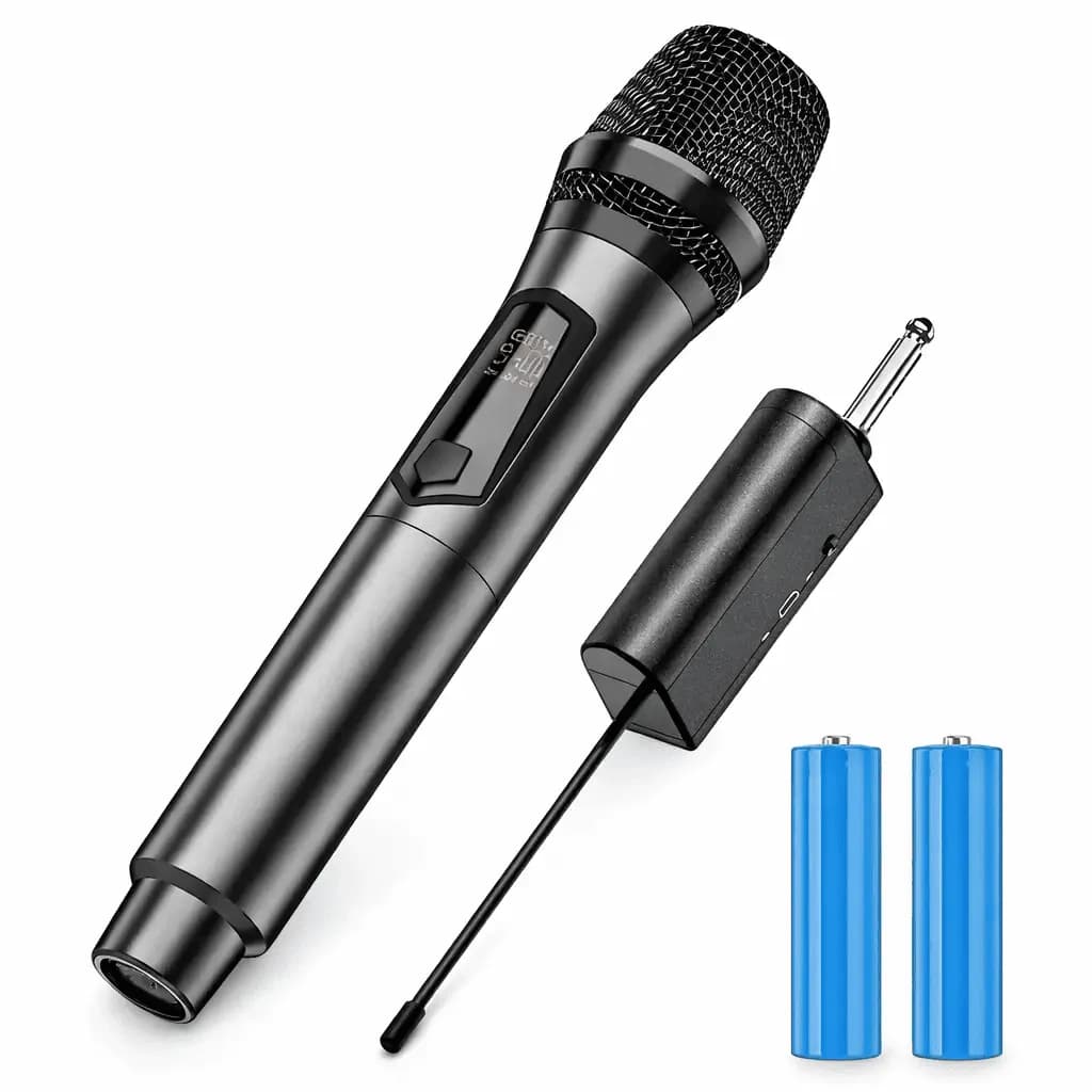 Бездротовий мікрофон UHF TTD-M10 ∙ Караоке-система UHF TTD-M10 на один мікрофон - зображення 1