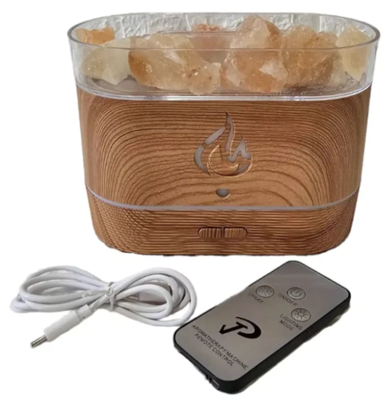 Зволожувач повітря з камінням Aroma Diffuser UV-1/FT-1928 з функцією зволоження