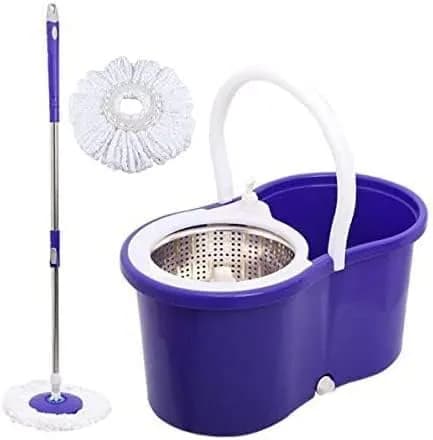 Швабра з відром обертове на 360° Rotary Mop Wash X ∙ Турбо-швабра 360° Rotary Mop Wash X з віджимом - зображення 1