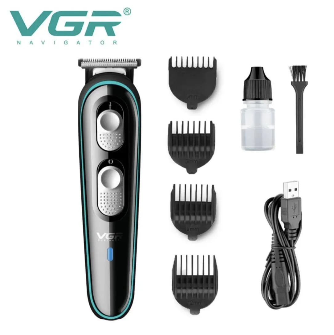 Тример для бороди та вусів V-055 ∙ Машинка для стрижки VGR V-055 - зображення 1