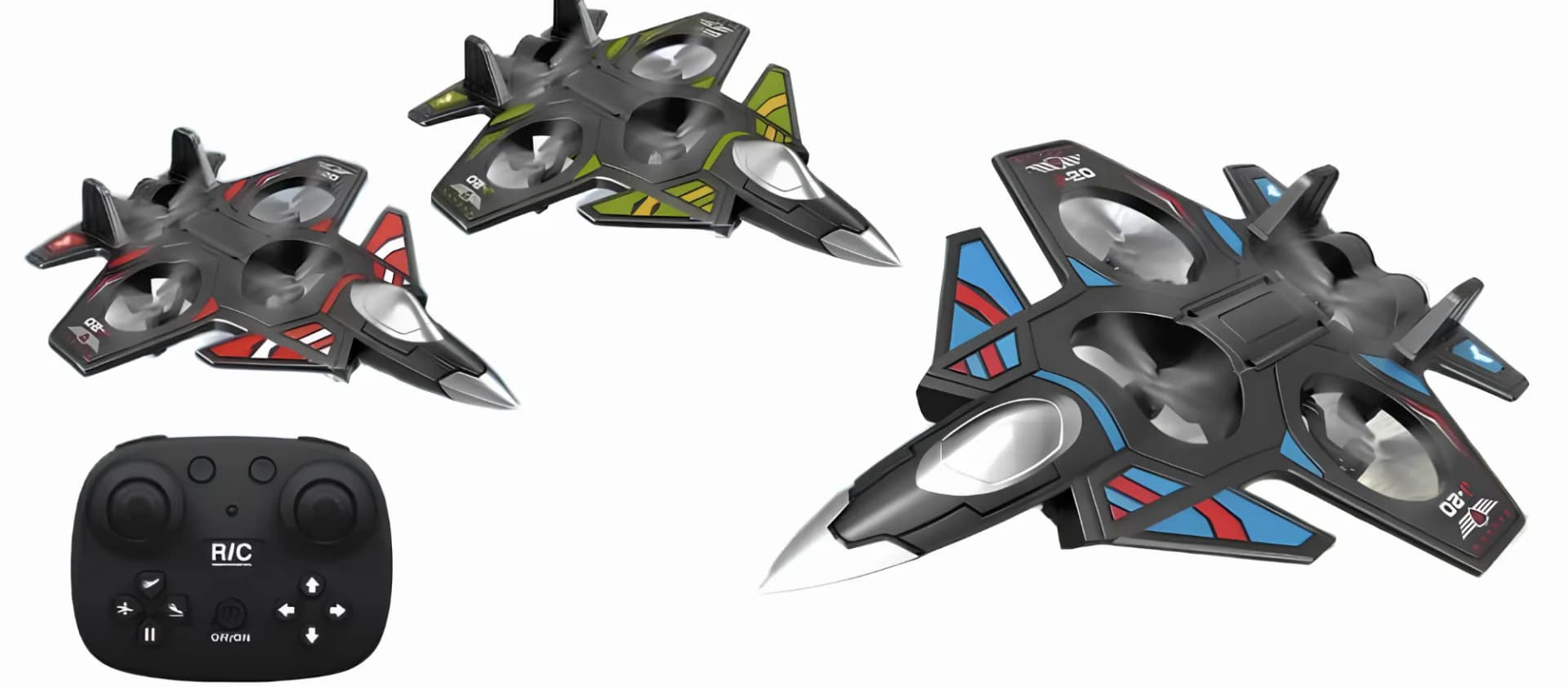Літак на радіоуправлінні, модель винищувач toy airplane JX2085 ∙ Радіокерований літак JX2085 для дітей - зображення 1