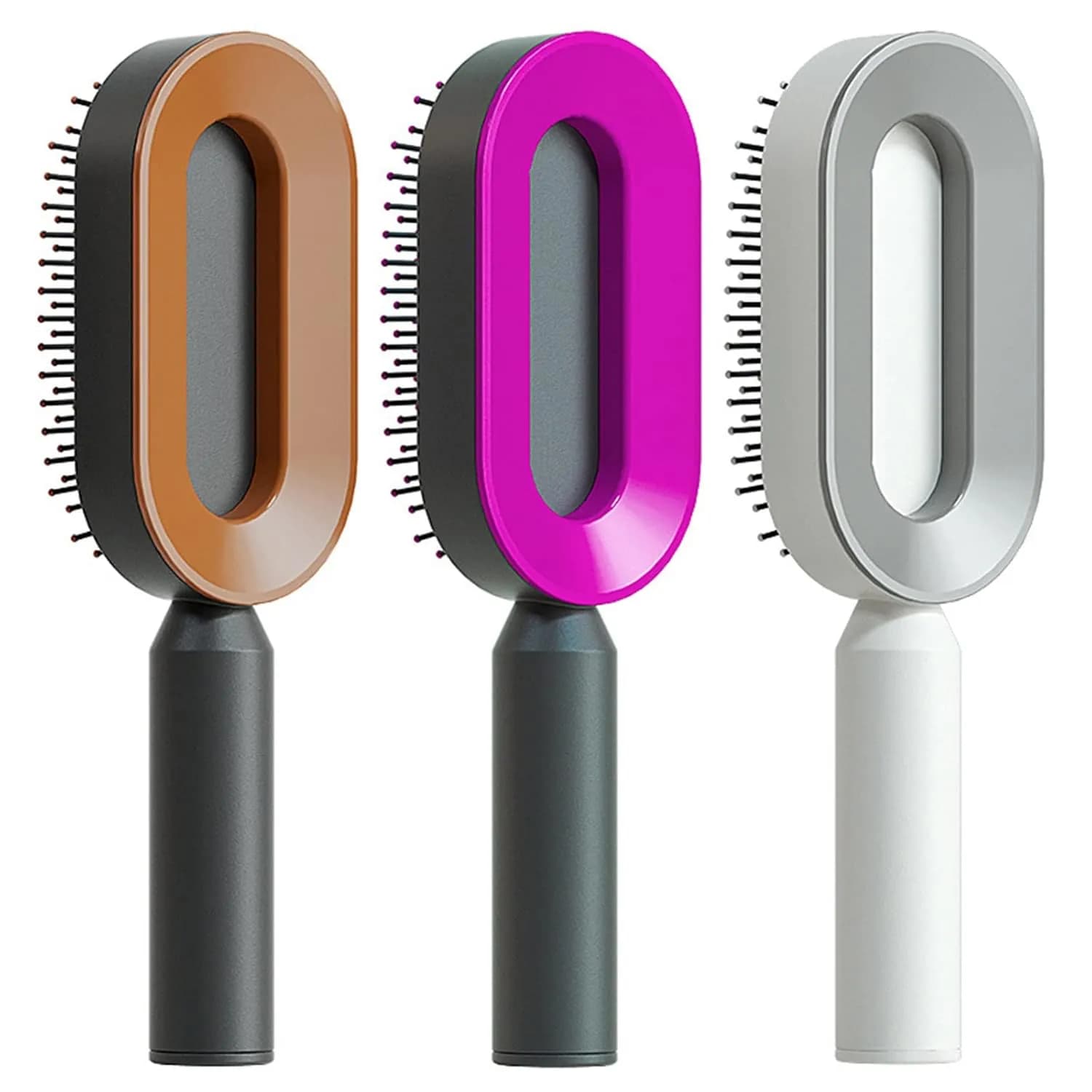 Масажний гребінець Central Hollow Cushion Comb 3D для шкіри голови ∙ 3D гребінець для волосся Central Hollow Cushion Comb - зображення 1
