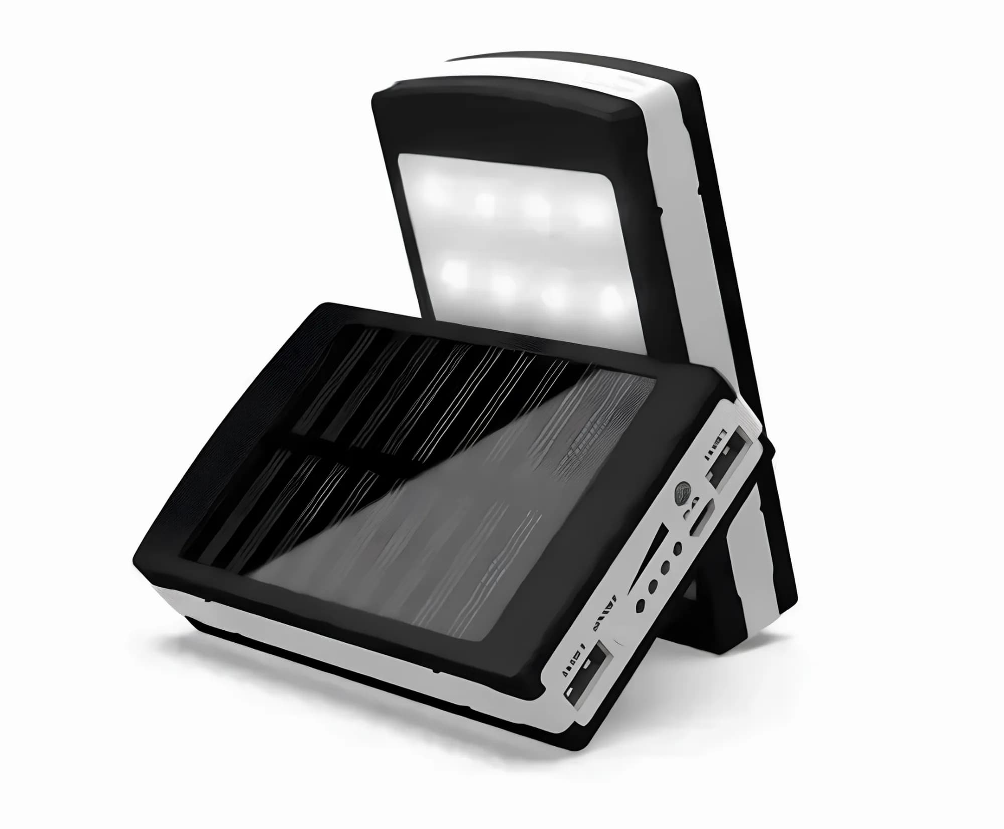 Портативний зарядний пристрій з ліхтариком Solar Power Bank 50000 mAh