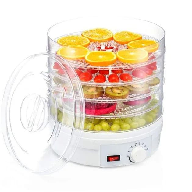 Сушка для фруктів Food Dehydrator 5 секцій Happy Home SX-770 • Сушарка для овочів і фруктів на 5 піддонів - зображення 1